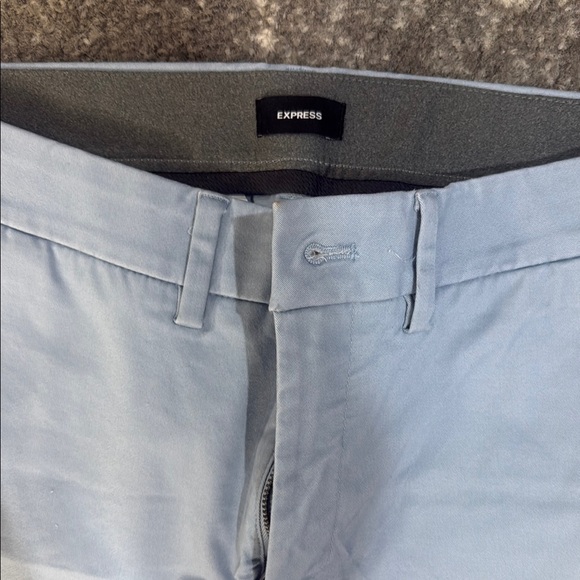 Express Men's Sky Blue Chinos - Picture 2 of 3